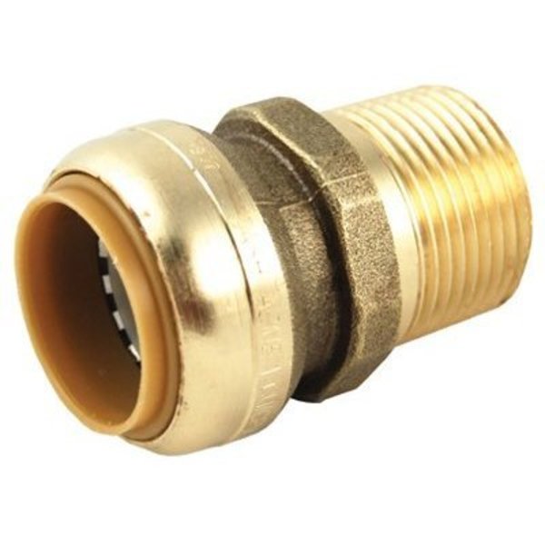 Sharkbite/Cash Acme 1x1MIP Straig Connector U140LFA